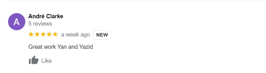 Testimonial 1 Andre Clarke review